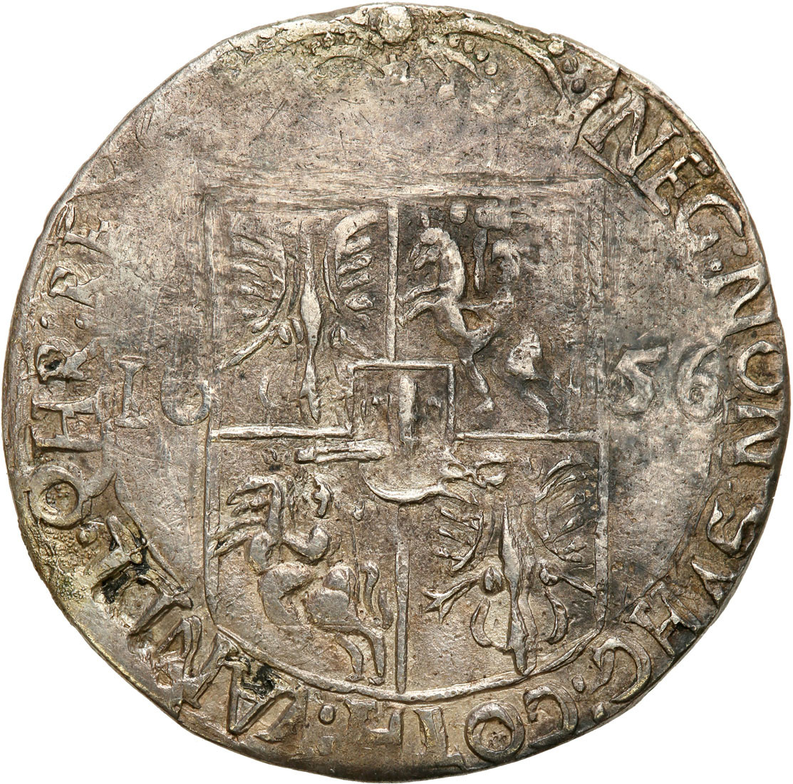 Jan II Kazimierz. Ort (18 groszy) 1656, Lwów – RZADKI